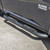 Big Step 4" Black Aluminum Round Side Bars, Select Dodge, Ram 1500 | AORAL235040