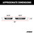 AscentStep 5-1/2" x 85" Black Steel Running Boards (No Brackets) | AOR2057985