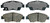 Silver (Advantage) Ceramic Front Brake Pad Set | ACD14D948CH