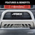 3" Polished Stainless Bull Bar, Select Chevrolet, GMC | AOR35-4002