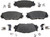 Silver (Advantage) Semi-Metallic Front Brake Pad Set | ACD14D1178MH