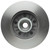 Black Hat Front Disc Brake Rotor and Hub Assembly | ACD18A2347