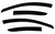 Ventvisor Deflector - Outside Mount, 4 pc. | AVS94257