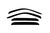 Ventvisor Deflector - Outside Mount, 4 pc. | AVS94853