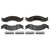 Gold (Professional) Semi-Metallic Front Brake Pad Set | ACD17D557MH