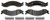 Gold (Professional) Semi-Metallic Front Brake Pad Set | ACD17D557MH