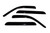 Ventvisor Deflector - Outside Mount, 4 pc. | AVS94119
