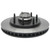 Black Hat Front Disc Brake Rotor and Hub Assembly | ACD18A904