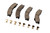 Rear Disc Brake Pads Set | ACD171-1269