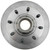 Non-Coated Front Disc Brake Rotor and Hub Assembly | ACD18A63A