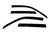 Ventvisor Deflector - Outside Mount, 4 pc. | AVS94135