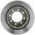 Black Hat Rear Coated Disc Brake Rotor | ACD18A1417