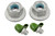 Heavy Duty Front Suspension Stabilizer Bar Link Kit with Nuts and Grease Fittings | ACDTXMS90830
