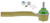 Front Passenger Side Outer Steering Tie Rod End | ACDTXMS40610