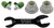 Heavy Duty Front Suspension Stabilizer Bar Link Kit with Nuts and Grease Fittings | ACDTXMS50801