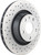 Premium UV Coated Xtra Cross Drilled Rear Disc Brake Rotor | BBB09.9768.1X