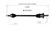 BMW (2.0) CV Axle Assembly  - Rear Right | GSPNCV27021