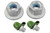 Heavy Duty Front Suspension Stabilizer Bar Link Kit with Nuts and Grease Fittings | ACDTXMS608135