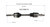 Geo, Suzuki CV Axle Assembly  - Front Right | GSPNCV68010