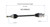 90-94 Subaru Legacy (AWD) CV Axle Assembly  - Rear Right | GSPNCV66922