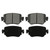 QuickStop Rear Disc Brake Pad Set Ceramic | WAGZD1779