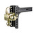 Adjustable Trailer Hitch Ball Mount; Tow Hook Step; 2-Inch Receiver; 6-Inch Drop; 2 and 2-5/16-Inch Balls; 14;000 lbs | CRT45904