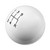 White Classic 5-Spd Knob 12Mmx1.75 | 5131630014