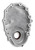 Vortec/Small Block Chevy Cast Aluminum Timing Chain Cover - Black Finish | HOL21-151