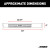 6" x 53" Black Aluminum Oval Side Bars, Select Chevrolet Silverado, GMC Sierra | AOR4445006