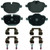 ThermoQuiet Rear Disc Brake Pad Set Semi-Metallic | WAGMX1473
