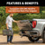 Protective GMC MultiPro, Chevy Multi-Flex Tailgate Sensor for Towing Accessories, 2-Inch Receiver Hitch Cap | CRT58267