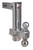 12" Pin & Clip Aluminum Drop Hitch For 2-1/2" Receivers-Dual Ball Included | TMXTRZ12ALHD