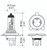9003 Standard Series Halogen Light Bulb - Qty 1 | HEL9003