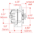 Alternator, Ford Upgrade, 100 Amp, 1 Groove V Type Pulley, Natural | 12P8-47101