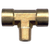 Brass Tee - 3/8 FPT x 3/8 FPT x 3/8 MPT | 027106-C