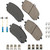 EURO Ultra Premium Ceramic Front Disc Brake Pad Kit | AKEEUR2209