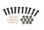 Carrier Stud Kit; Incl. Nuts; Copper Sealing Washers | CEGC9006