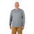 FREEFLEX Hybrid Work Tee - Long Sleeve - Gray L | MET604G-L