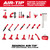 AIR-TIP Claw Utility Nozzle w/ Brushes | MET49-90-2040