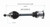 04-06 Audi TT Quattro (3.2) CV Axle Assembly  - Front Left | GSPNCV23612