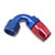 10AN ProClassic Swivel 120 Degree Tight 15/16" Radius Hose End, Red/Blue Finish | RUS613420