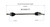 12-19 Toyota Prius C CV Axle Assembly  - Front Right | GSPNCV69177