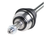 88-91 Honda CRX CV Axle Assembly  - Front Left | GSPNCV36045