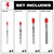 4Pc. Glass And Tile Bit Set | MET48-20-8988