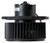 Flanged Vented CCW Blower Motor w/ Wheel | 4SE75090