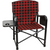 Bear Paws Chair/Side Table- Red/Black Plaid | 084KM-BPCH-RPB