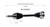 01-03 Toyota Highlander (3.0 - FWD) CV Axle Assembly  - Front Left | GSPNCV69597