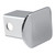 2 Chrome Plastic Hitch Tube Cover | CRT22170