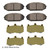 Premium Disc Brake Pad Set | BEC089-1605