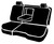 TR40 Series - Wrangler Saddleblanket Custom Fit Rear Seat Cover - Solid Gray | 947TRS42-92 GRAY